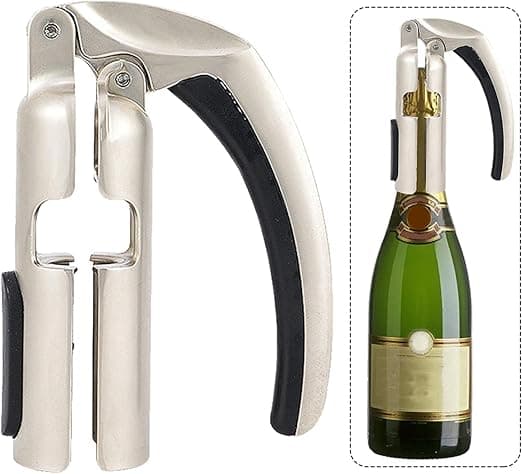 Sølv Champagneproptrækker til Mousserende Vinbar