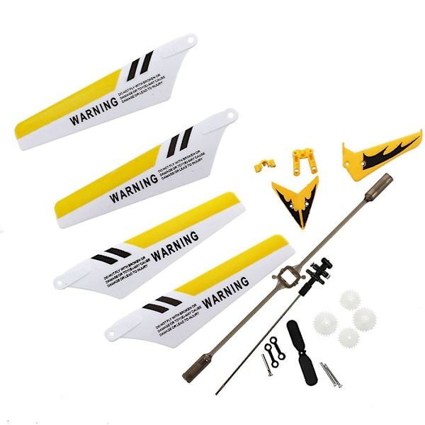Reservedeler for S107 / S107G RC-helikopter, Blader, Koblingsbeslag, Indre Aksel - Gul