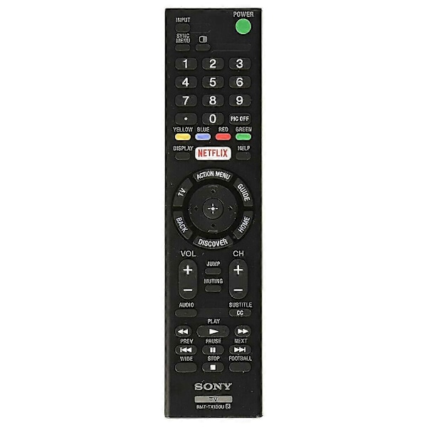 RMT-TX100U Fjärrkontroll för Sony Netflix TV KDL55W800C XBR-75X880C