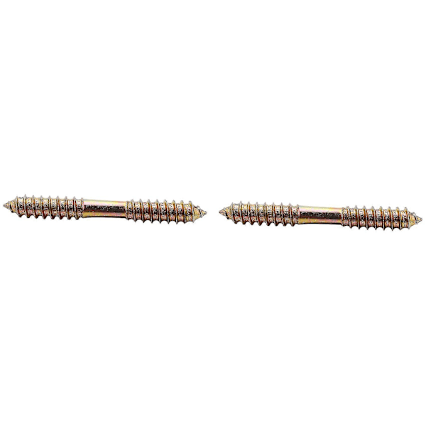 M8 X 70mm Dubbelgängad Träskruv Möbelmontering 5st (C)