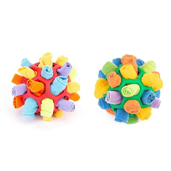 Stort salg - Boblegummi Bold Hundelegetøj Interaktivt Hundepuslespil Legetøj Kæledyr Snuffle Bold Legetøj -15% Rabat