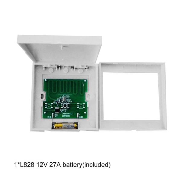 eWeLink Väggmonterad Knapp för Fjärrkontroll av Ljus 3-vägs 86 Typ ON/Off Väggpanel 433MHz Wi White 1CH