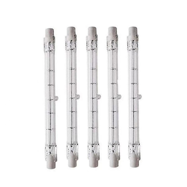 Dimbar R7s 189mm 100W Halogen Pensellampa AC220-240V J189 Linjär Halogen Floodlight för Landskap, Säkerhet, Gatu Belysning (set om 5)
