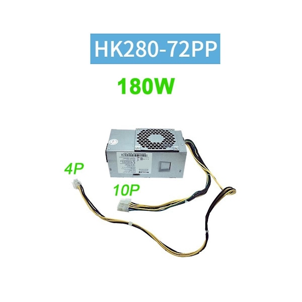 Hk280-72pp Tfx10 10-pins 180W strømforsyning for M410 M415 M610 M425 M428 Fsp180-20tgbab Pce025 Pce010