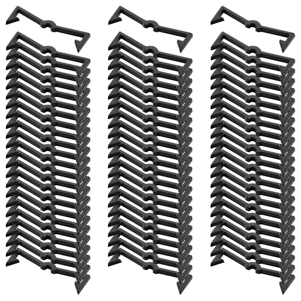 100 stycken plast-pegboard-krok-lås Pegboard Display Hook Förvaringsställ