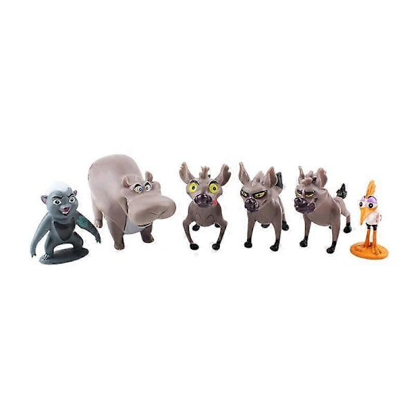 12 stk Tegneserie Løvenes Garde Kong Kion Simba PVC Actionfigurer Bunga Beshte Fuli Ono Figurer