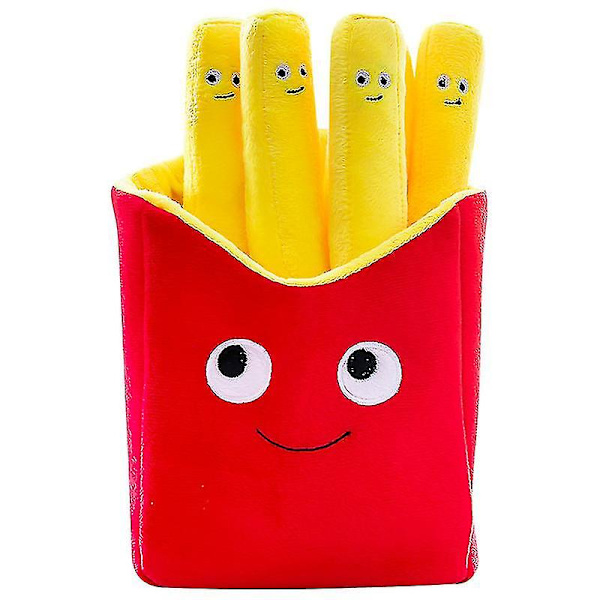 30cm Plyschkudde med Pommes Frites, Barnkudde