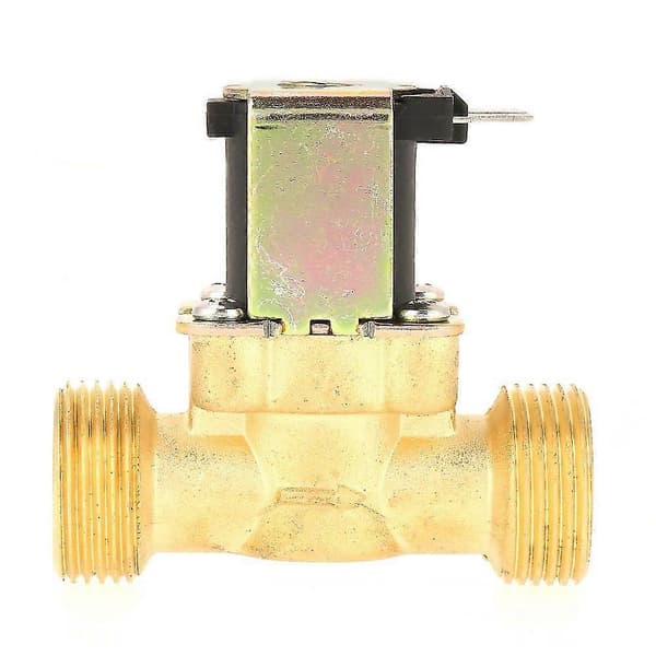 Normalt Lukket DC 12V G3/4 Magnetventil med Messingkonstruktion
