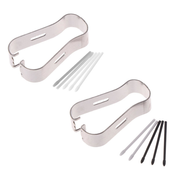 1 sett med erstatningstips for berøringspenn med metallklips for Galaxy Tab S3 T820 T825/S4 T830 T835 Series Stylus
