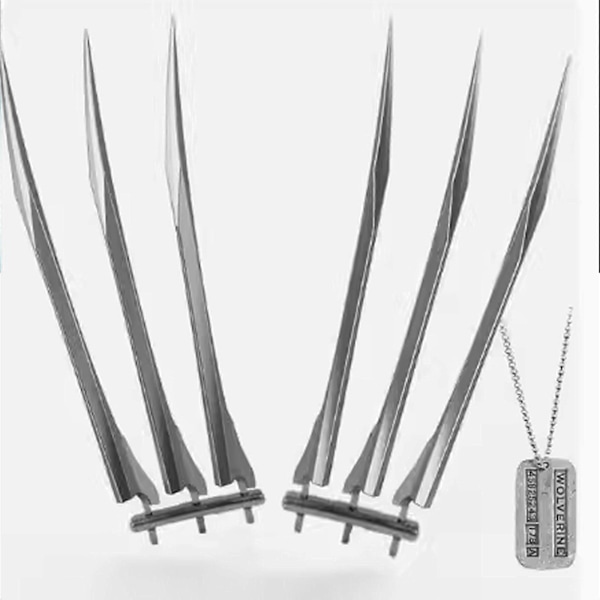 NYA Wolverine-klor X-Men-set i ABS-plast för cosplay och samling
