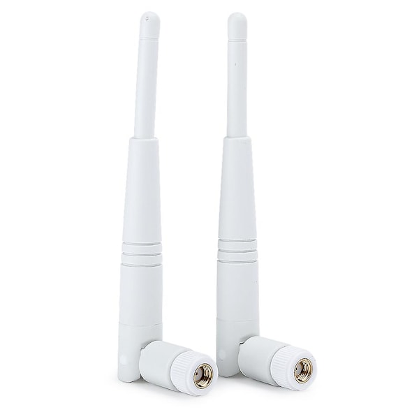 2 stk Dobbelbånds WiFi Antenne 4DBi - 2.4G/5G Omni RP-SMA Antenne