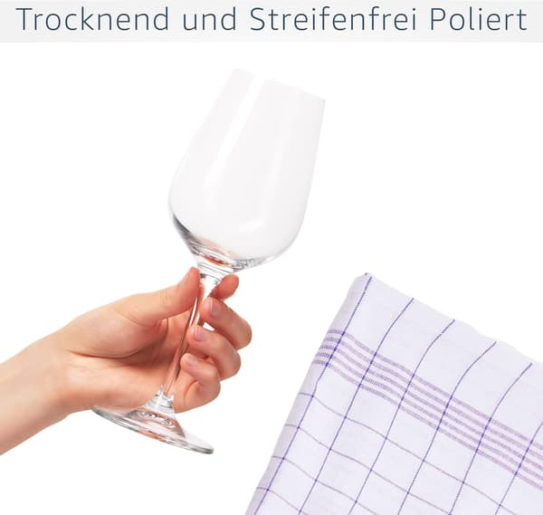 Kökshanddukar 10-pack Röd Bomull 40x60cm