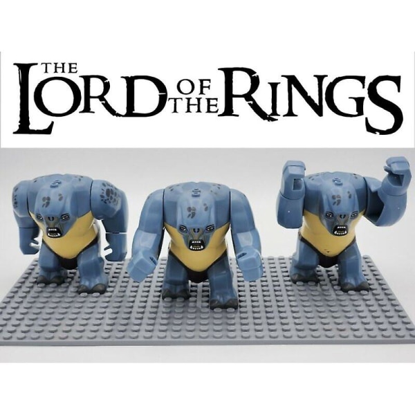 Sagan om ringen Orc The Cave Trolls Heavy Spear Infantry Minifigurer Passar Lego Kid Toys Orc The Cave Trolls