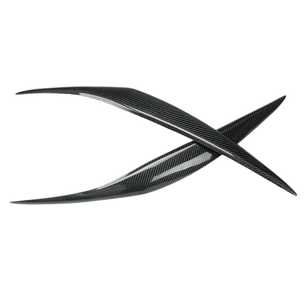 Kolfiber Huvudljusbryn Trim för Fiesta Facelift MK7.5 12-17 MK8 13-16