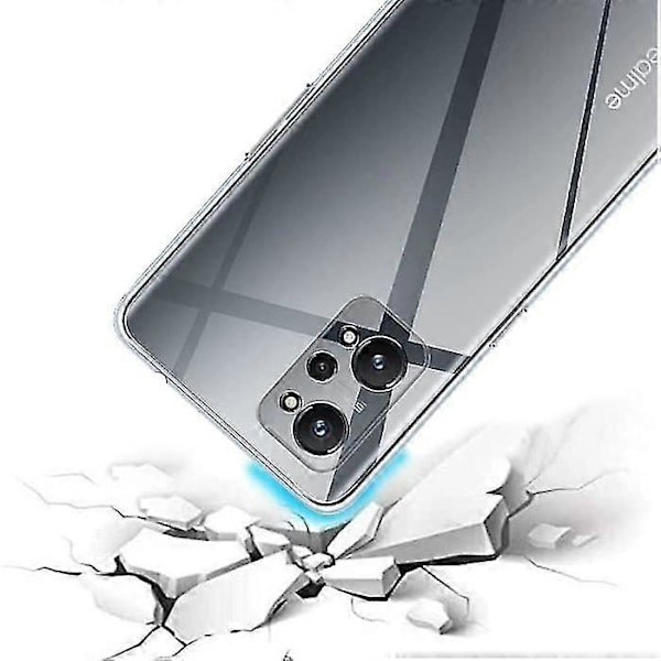 Realme GT Neo 2 5G Realme GT 2 5G Transparent Solid Mjukt Gel Baksidesskal I  (C)