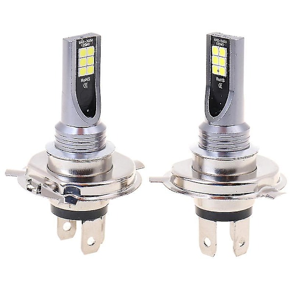2x H4 200w 12000lm LED Billedelys med kuglelamper[C]