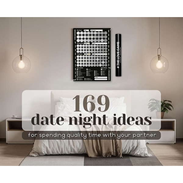 2024 Nytt Romantiskt Parspel med 169 Kärleksuppgifter - Positioner & Samtal & Idéer för DejtkvällarC5-YT[C]