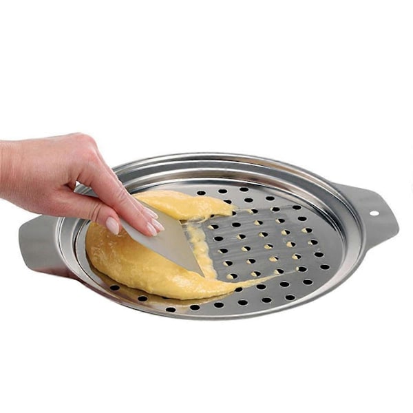 Spaetzle-maker i rustfritt stål med skrape - Tradisjonell tysk eggnuddelmaker - Panna/gryte - Spaghet