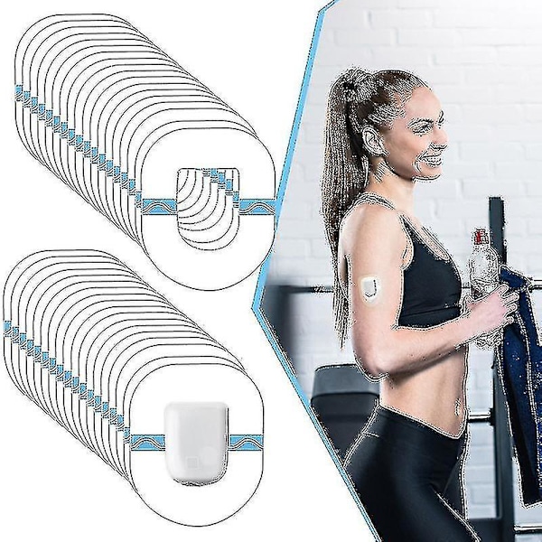 40 Pakke Vanntette Selvklebende Omnipod-lapper Klare 10 Dager Langvarig hechuan 36 Pakke Vanntette Selvklebende Omnipod-lapper (HYYC)