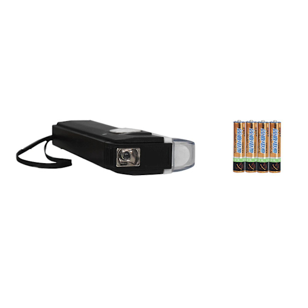 365nm Långvågig UV-lampa för fluorescerande frimärken & sedlar - Bärbar ficklampa
