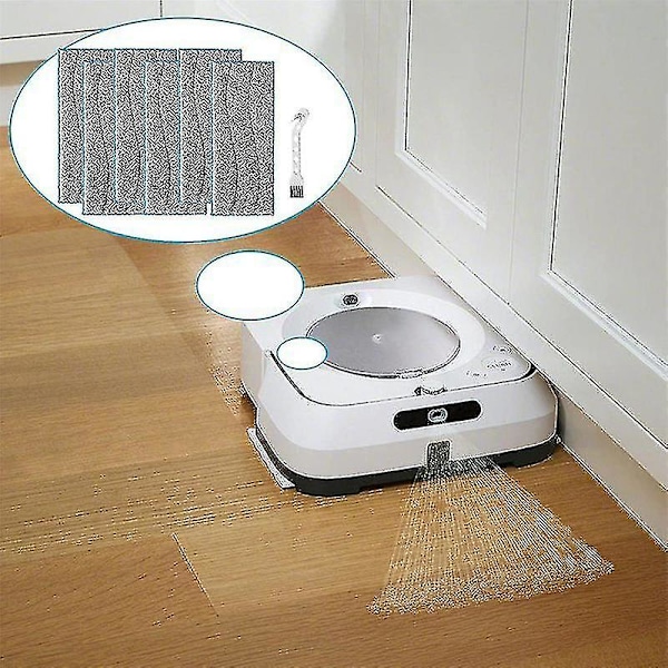 Utskiftbare Vaskbare Moppeputer for iRobot Braava Jet M6