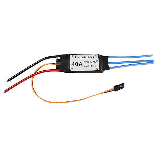 40A Børsteløs ESC Understøtter 2-4S Holdbare RC Quadcopter Helikopter Legetøjsdele Standard (C)