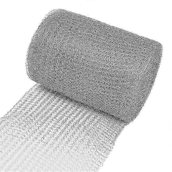 Trådnet Rustfrit Stål 12,7 cm x 6 m Trådnet Fintmasket Rustfrit Stålnet Tætmasket kompatibelt med Beskyttelse (C)