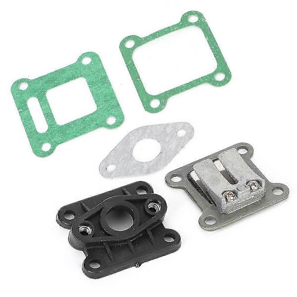 Manifoldsett for 47cc 49cc Pocket Bike Mini ATV/Dirt Bike Forgasser Reedventil