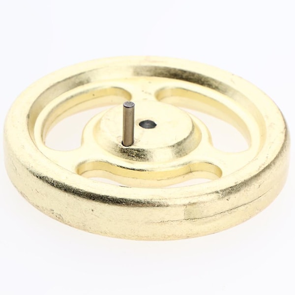 2x Stirlingmotor Tilbehør - Metall Svinghjul Lab Eksperiment Vitenskapsett Gullfarget L (C)