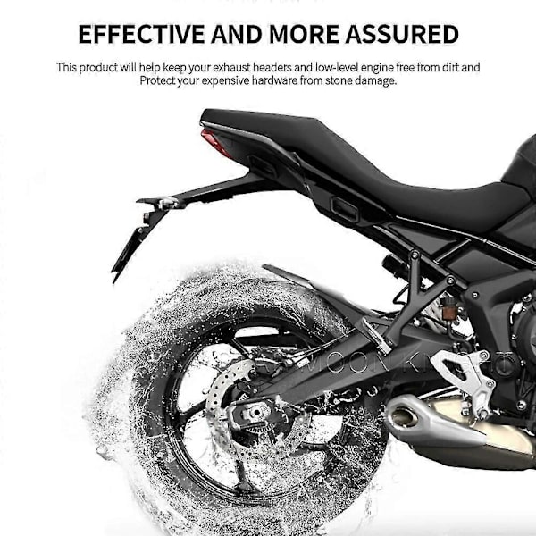 Motorcykeltillbehör Bakskärm Mudguard Extender Hugger Förlängning Bakhjulsskydd För Tiger Sport 660 2022 2023 -