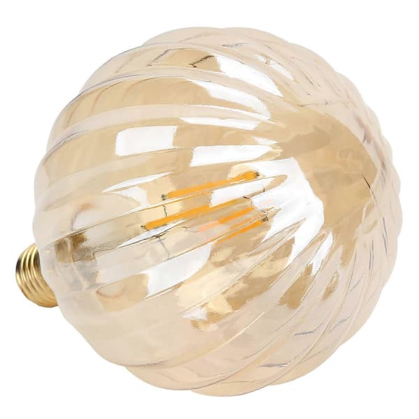 LED Vannmelonformet Lampe 4W G125 E27 220V Varm Gull