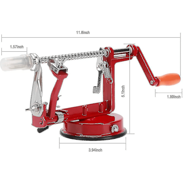 Äppelskälare, Äppelskälare Slicer Sugbas Durable Heavy Duty Blade Peelers (shikai)[pb]