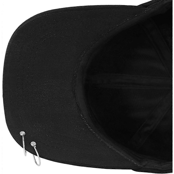 Kpop Wings Tour Jimin med Jernringe Hatte Love Yourself Snapback Baseball Cap Merchandise Sort - -  (C)