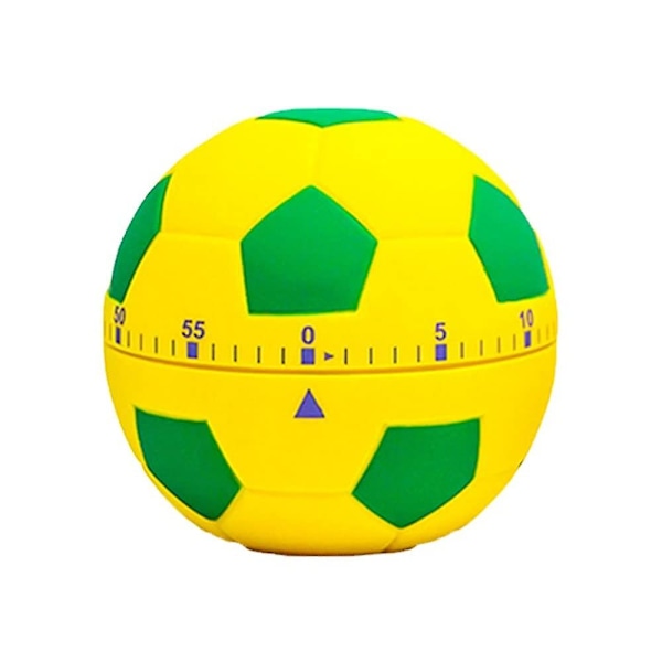 Köksstimer 60 Minuter Mekanisk Timer Klocka Hög Alarm Manuell Timer (Fotboll)