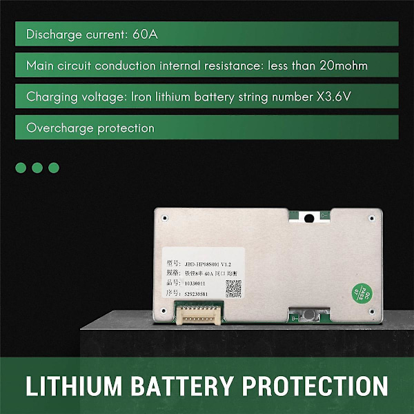 8S 24V 60A BMS Li-Jern Lithium Batteri Oplader Beskyttelsesplade med Strøm Batteri Balance/Forbedring