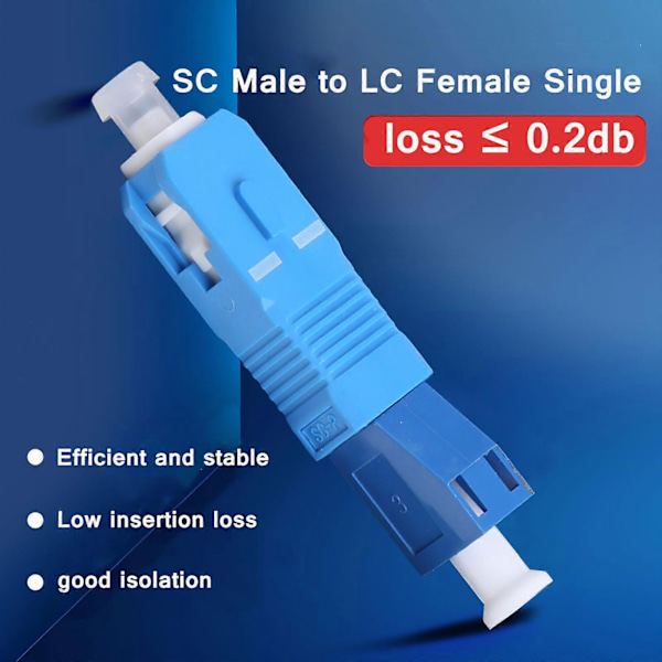 SC Han til LC Hun Fiberoptisk Adapter SC-LC Hybrid Optiske Adaptere