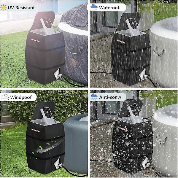 Til Dækning af Varmepumpe til Whirlpool, Vandtæt og Robust Dækning til Whirlpool-Pumpe, Spas og Pools - Forbedringsdele