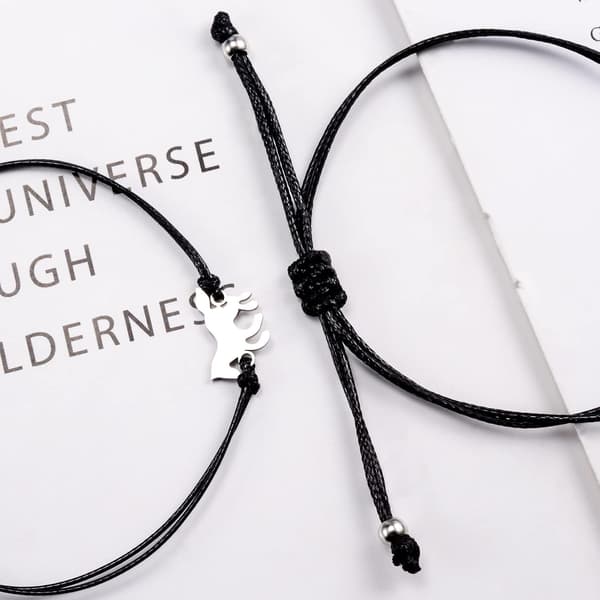 Hjerteformet armbånd til bestevenner og bestevenninner