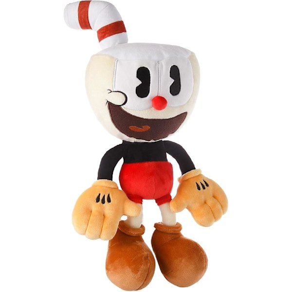 Inch Plushestøjsdyr Super Blødt & Kæleligt Fyldt Dukke Af Cuphead & Mugman Karakteren Til Børn & Fans I Alle Aldre