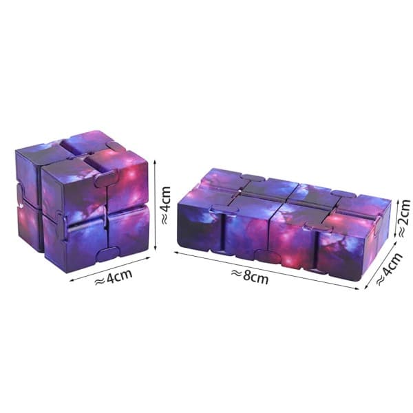 1 stk. Antistress Infinity Cube Kontor Flip Stress Relief Cube Legetøj til børn