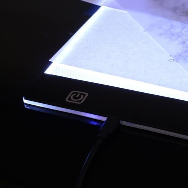 Grafiikkatabletit, LED-valaistu grafiikkatabletti, Ultra A4 -piirustuspöytä, piirustustabletti, valaistu luonnostelutabletti [YJD]