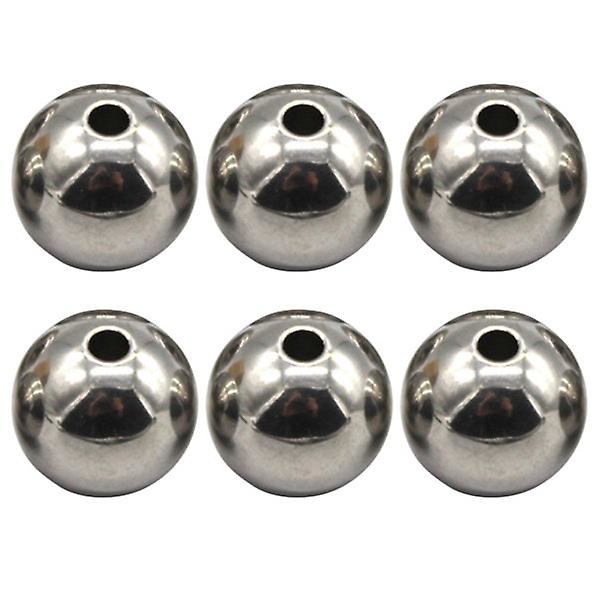 6 st Newtons vagga balansbollar perforerade pärlor rostfritt stål pärlor smycken tillbehör hål pärlor[C]