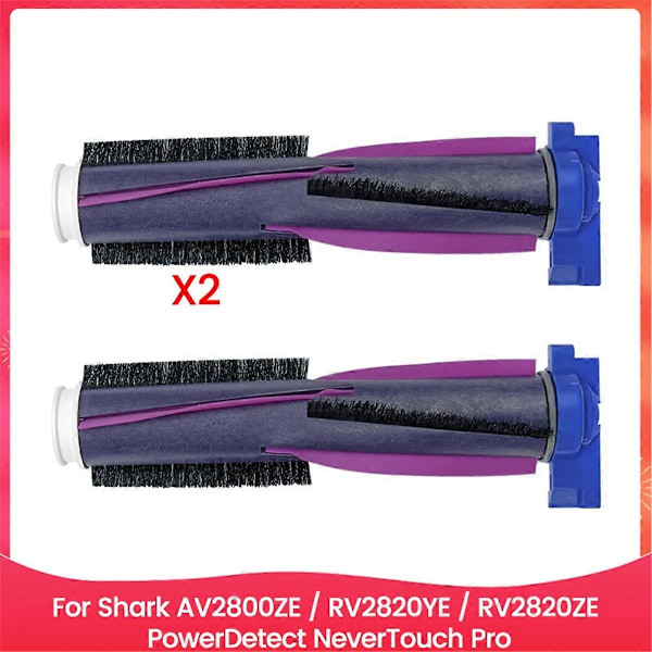 2 st Huvudborstar för Shark AV2800ZE/RV2820YE / RV2820ZE PowerDetect NeverTouch Pro Robotdammsugare, Borste (C)