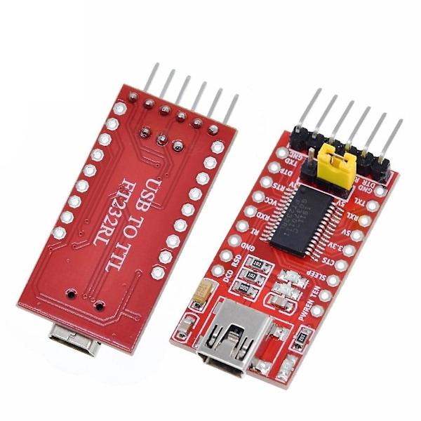 FT232RL FTDI Mini USB til TTL Seriell Konverter Adapter Modul 3.3V 5.5V FT232R (FCC)