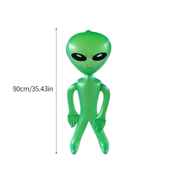 Barneleker PVC Oppblåsbar Alien Figur Halloween Bardekorasjon Reklame Rekvisitter Alien