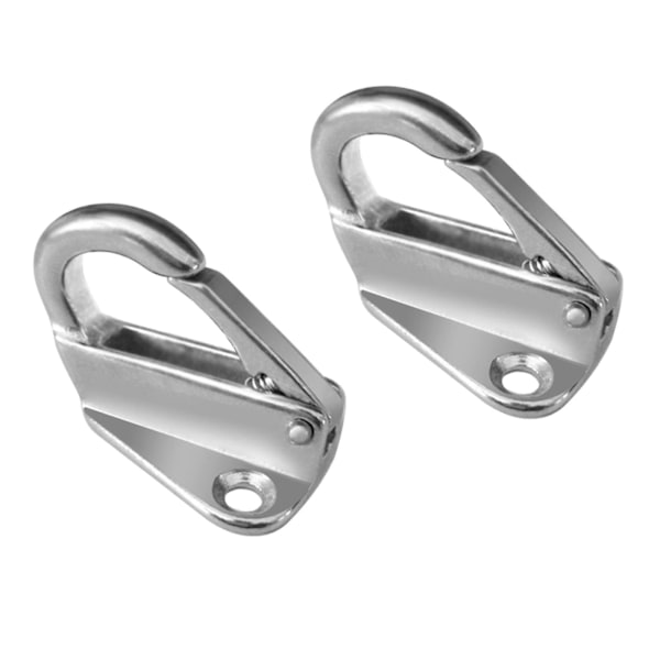 Stykker Marine Grade Rustfrit Stål Fjederkroge Fender Båd (C)