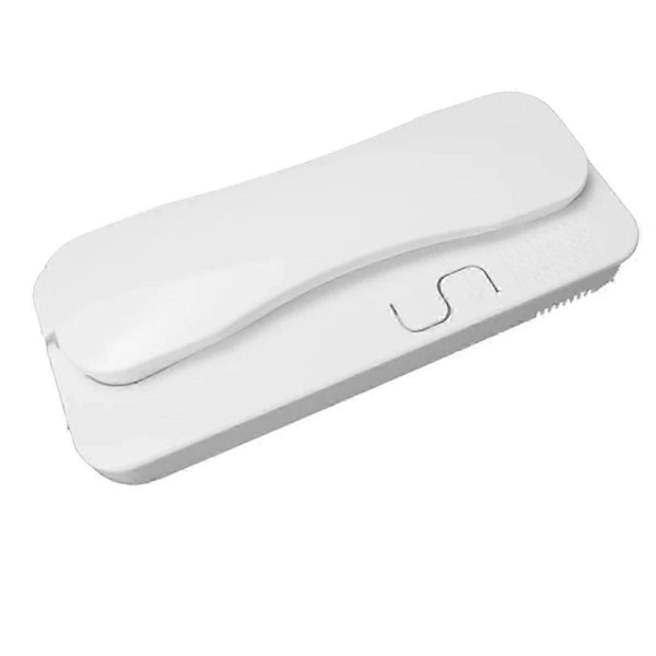 Dörrklockor 2-tråds ljudtelefon utan utomhusstation Elektronisk intercom lägenhetsbyggnad Dörrhandset White