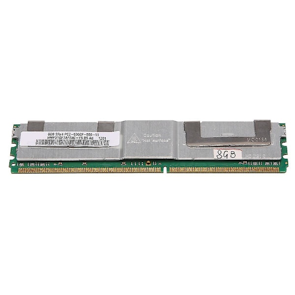 2x DDR2 8GB RAM-hukommelse 667MHz PC2 5300 240 Pins 1.8V FB DIMM med kølevest til AMD Desktop Memo