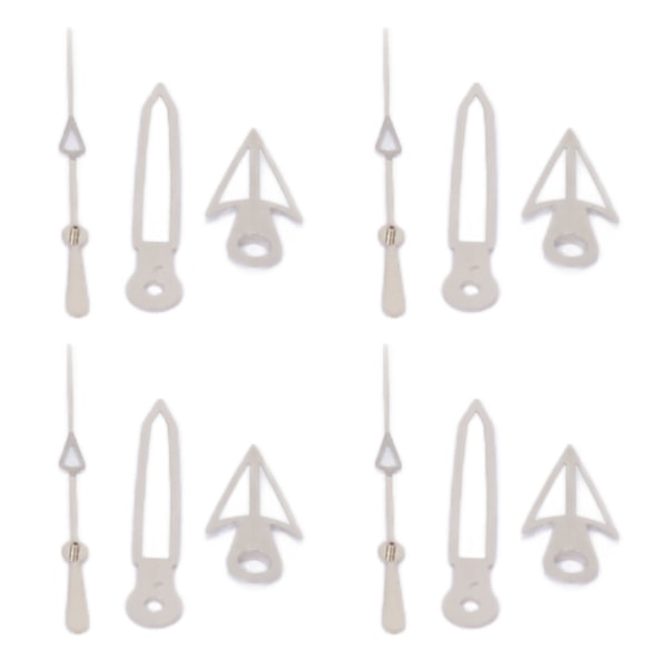 10-pack Urvisarpekare för Klocka, Timme, Minut, Sekund, Luminous, för Klockrörelsemodifiering, Passar NH35 NH36 SK-24[C]
