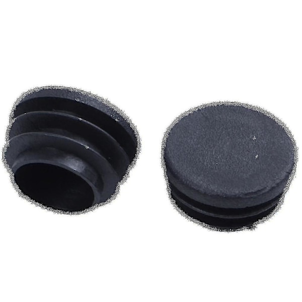 15 Stycken Stolsbordsben Ändplugg 25mm Diameter Rund Plast Insatt Rör I6(FCC)